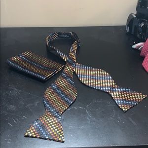 Bowtie/Pocket Square Set Multicolor